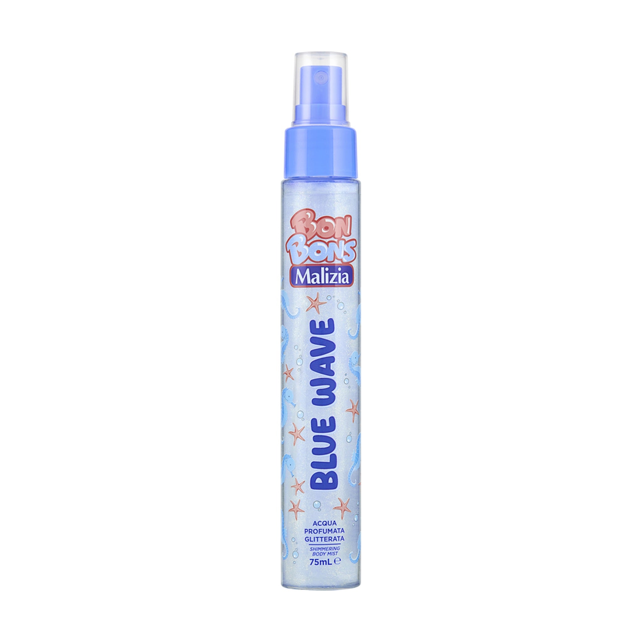 MALIZIA BON BONS ACQUA CORPO PROFUMATA SPRAY 75 ML BLUE WAVE GLITTER