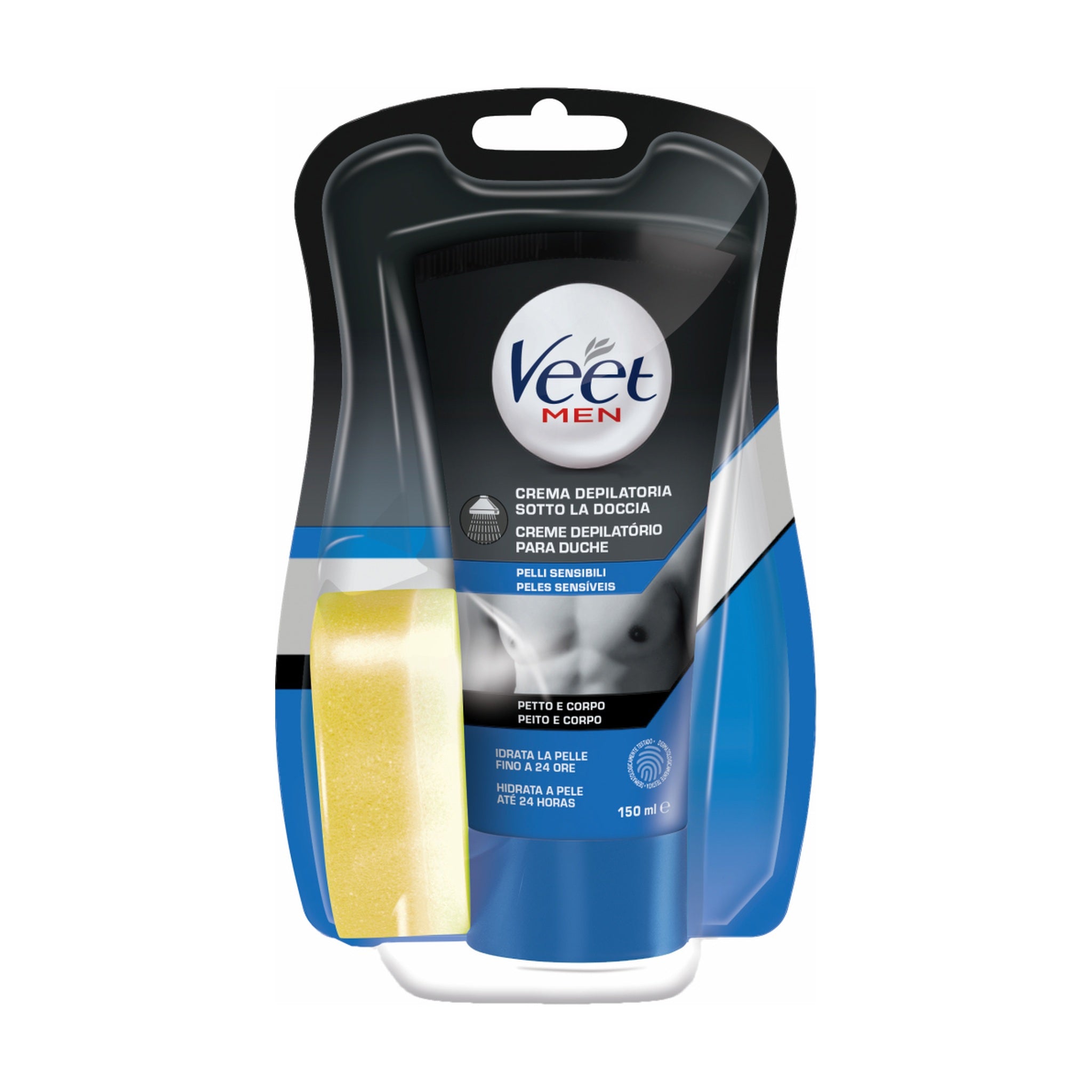 VEET CREMA DEPILATORIA UOMO SOTTO LA DOCCIA PELLI SENSIBILI 150 ML