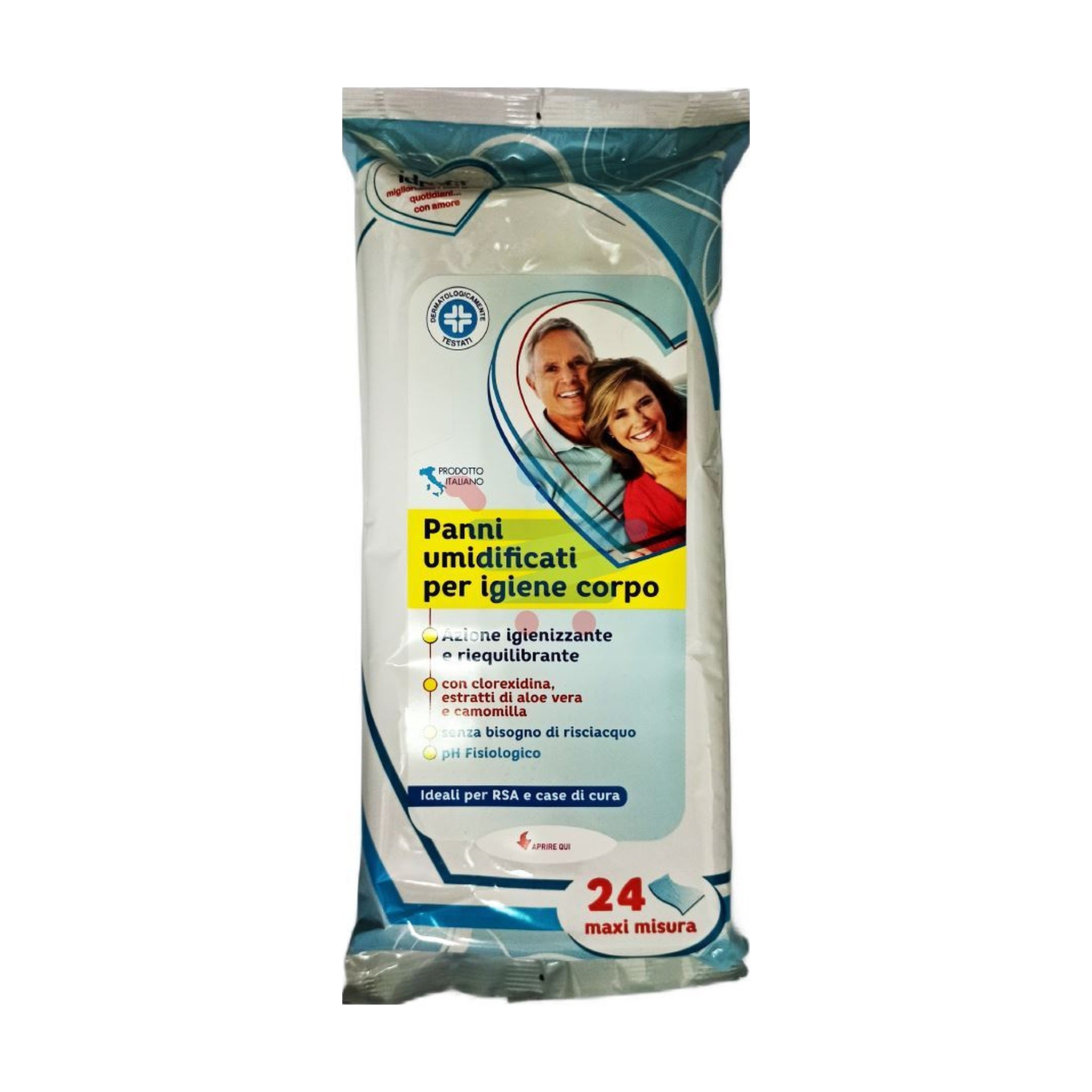 IDROFIL PANNI UMIDIFICATI IGIENE CORPO 24 PZ