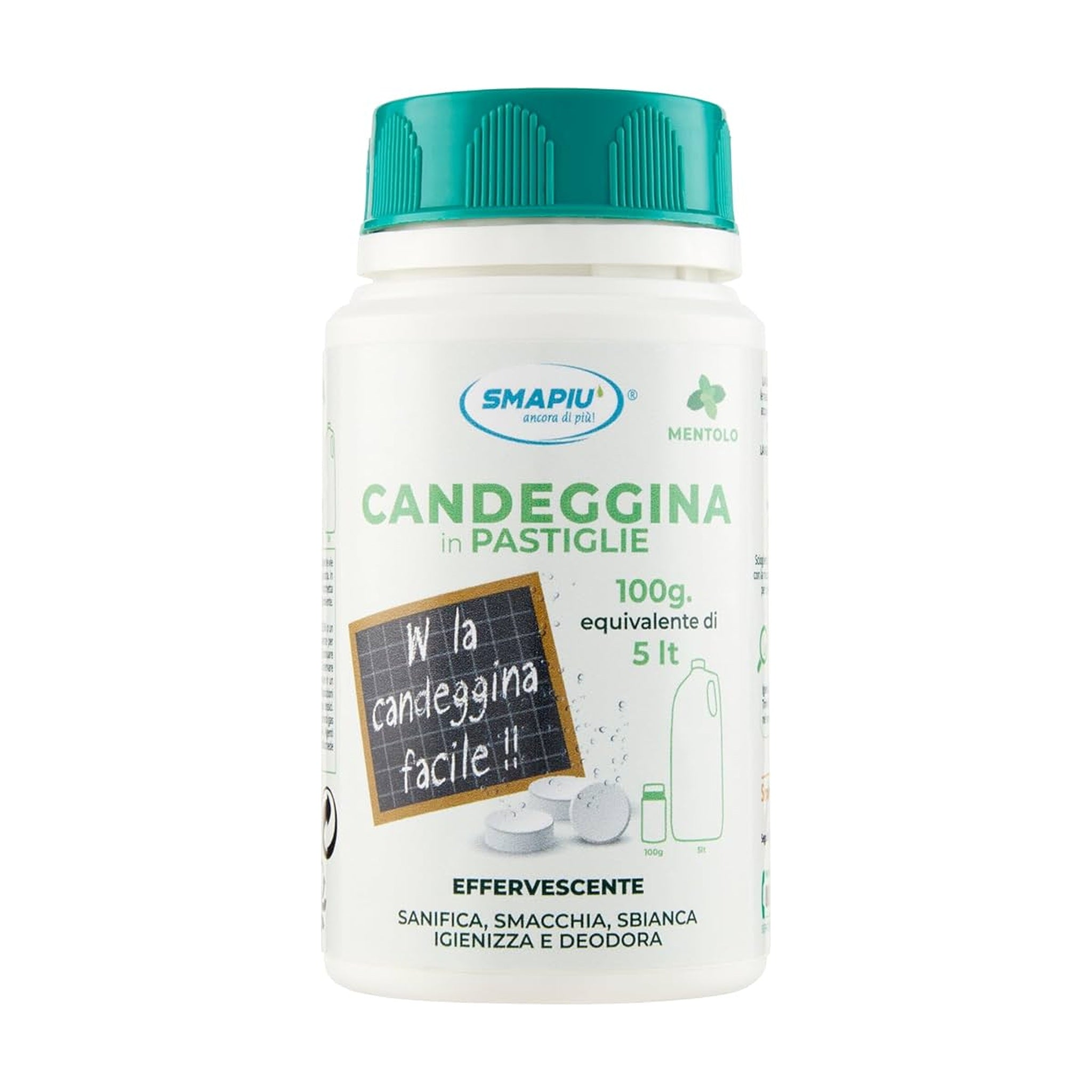 SMAPIU CANDEGGINA IN PASTIGLIE 100 GR MENTOLO
