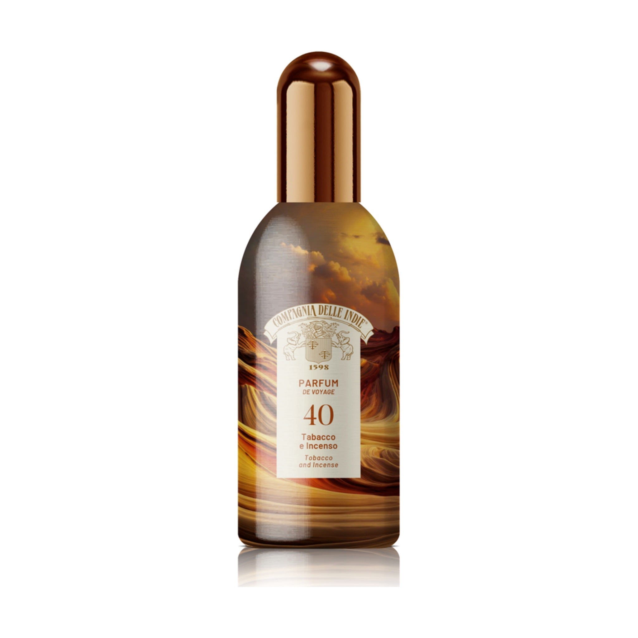 COMPAGNIA DELLE INDIE PROFUMO DA VIAGGIO 100 ML N 40 TABACCO E INCENSO