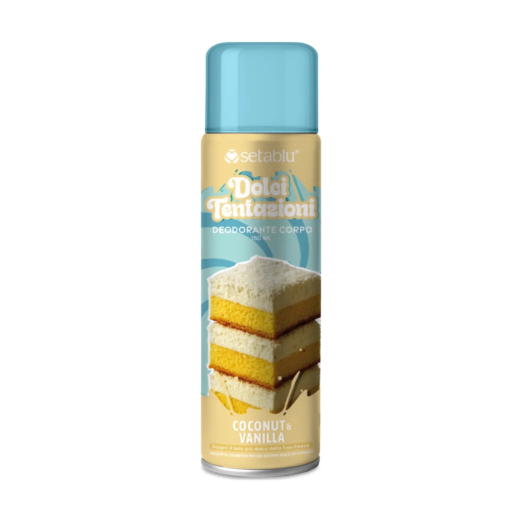 SETA BLU DEODORANTE CORPO SPRAY 150 ML DOLCI TENTAZIONI COCONUT E VANILLA