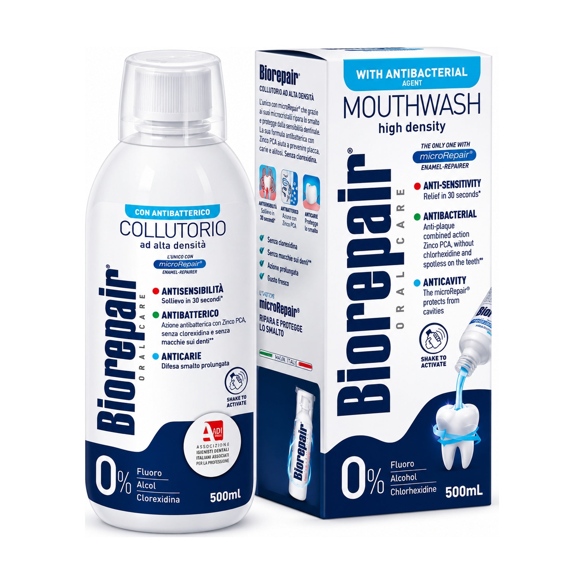BIOREPAIR COLLUTORIO 3IN1 ANTIBATTERICO 500 ML