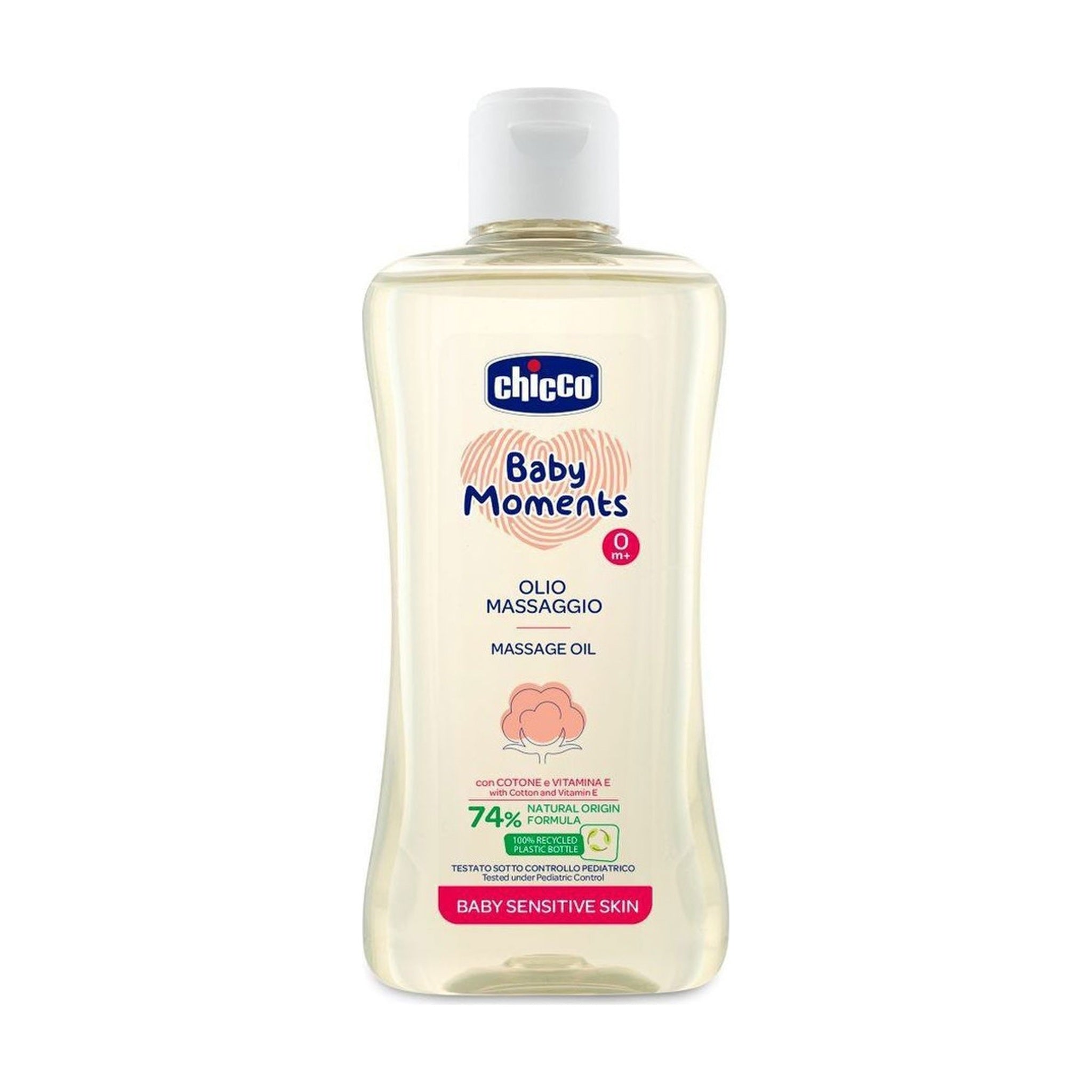 CHICCO BABY MOMENTS OLIO MASSAGGIO SENSITIVE 200 ML