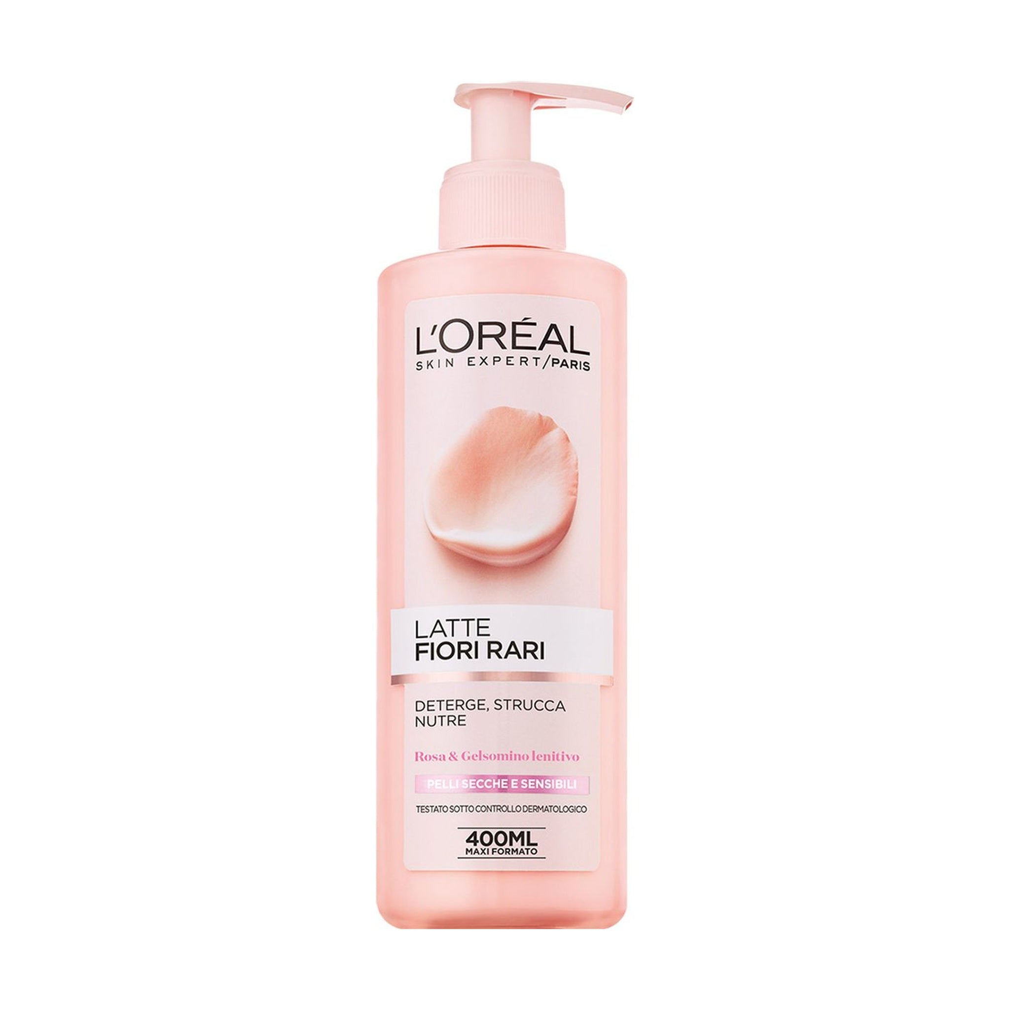 L'OREAL FIORI RARI LATTE STRUCCANTE PELLI SECCHE E SENSIBILI 400 ML