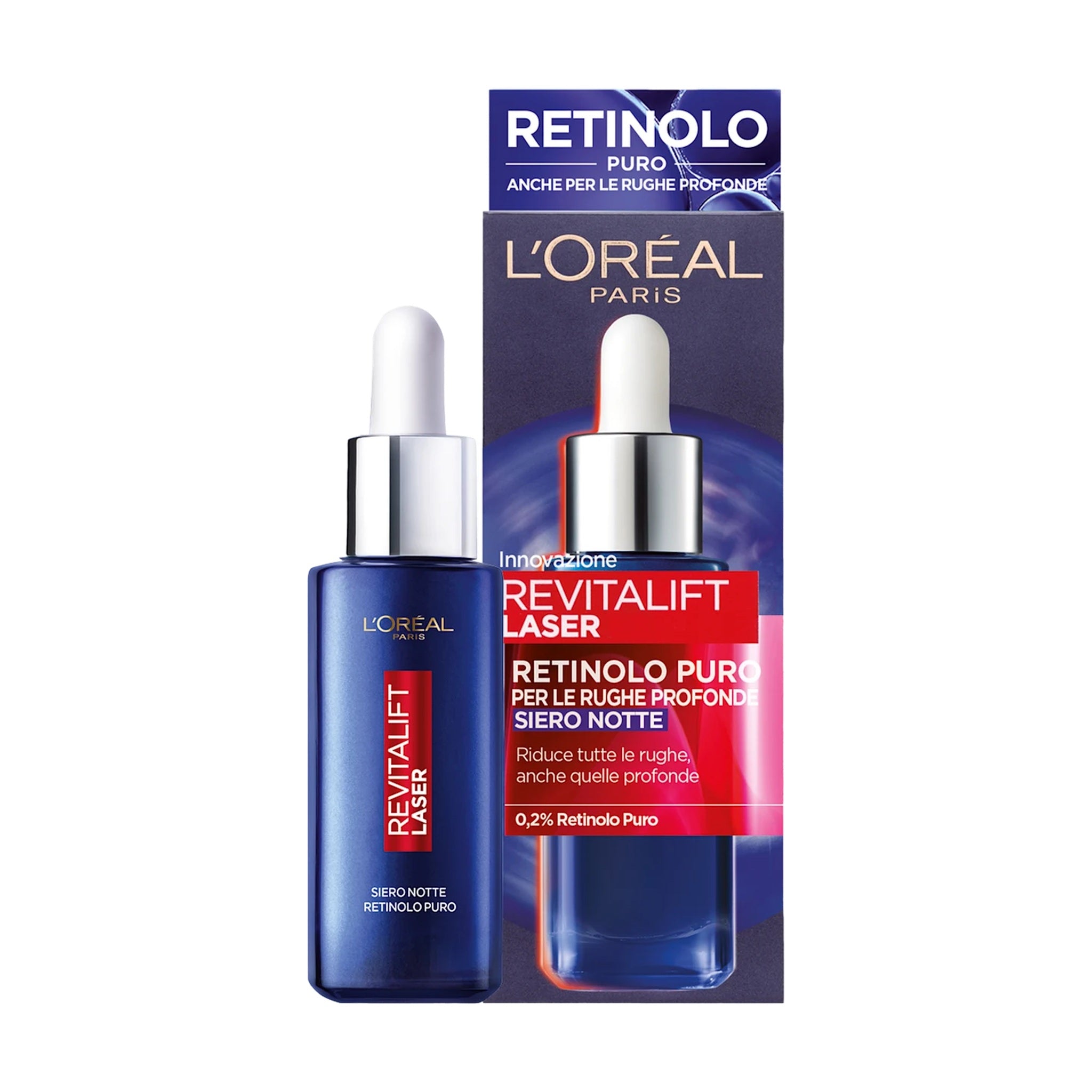 L'OREAL REVITALIFT LASER X3 SIERO NOTTE RETINOLO PURO 30 ML
