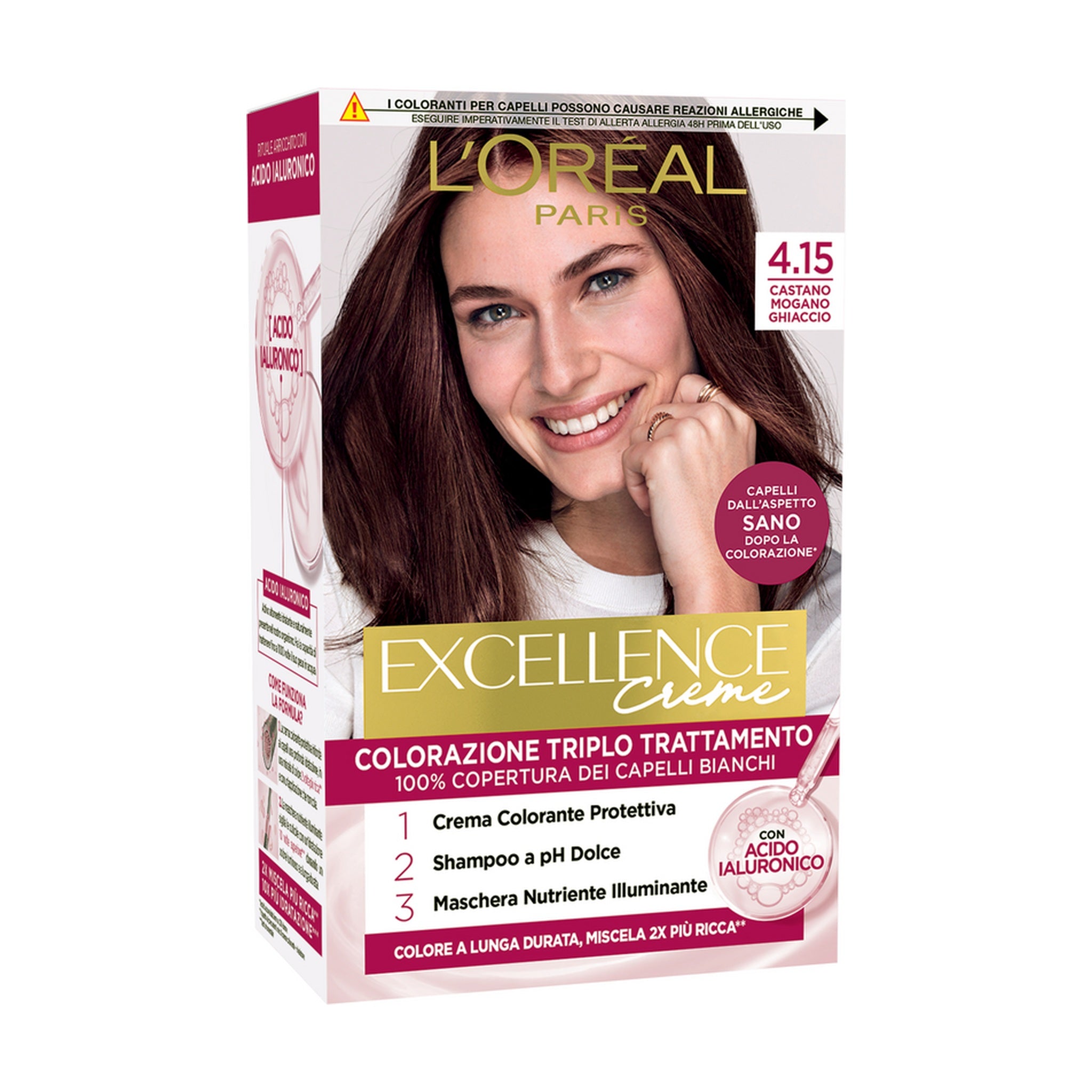L'OREAL EXCELLENCE N.4.15 CASTANO MOGANO GHIACCIO